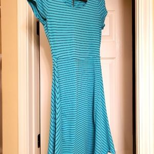 Turquoise/Navy Dress 👗